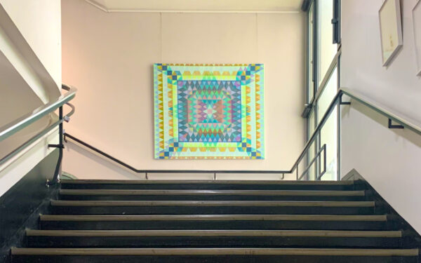 Ausstellungsansicht mit Arbeiten von Antje Taubert und Johanna Jäger, Rathaus-Galerie Reinickendorf
